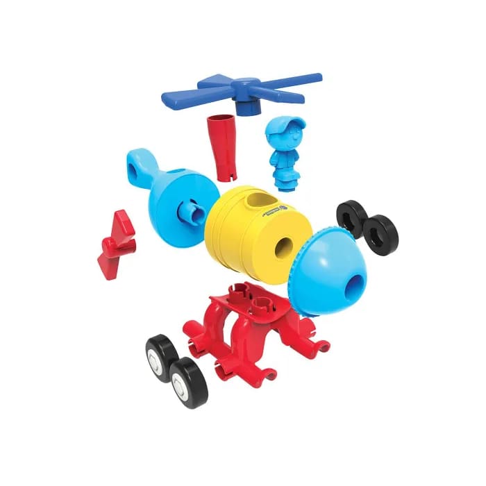 1 2 3 Build it Rocket Train Helicopter - Learning Resources 765023028591