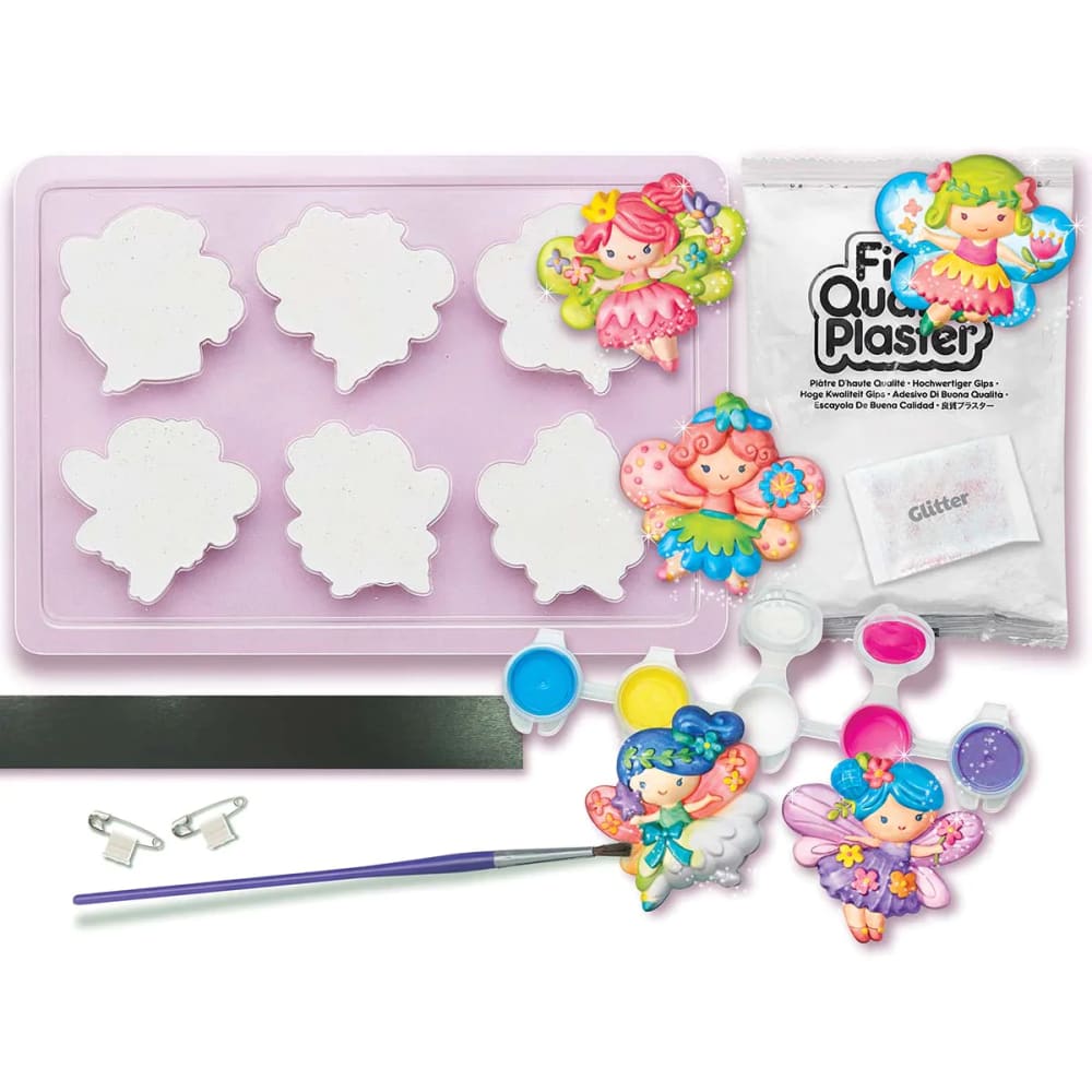 4M Mould & Paint Glitter Fairy - Great Gizmos 4893156035240