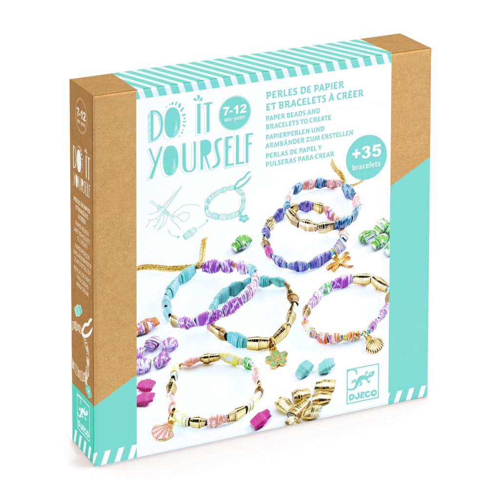 Djeco Do It Yourself - Paper Beads Bracelet Kit