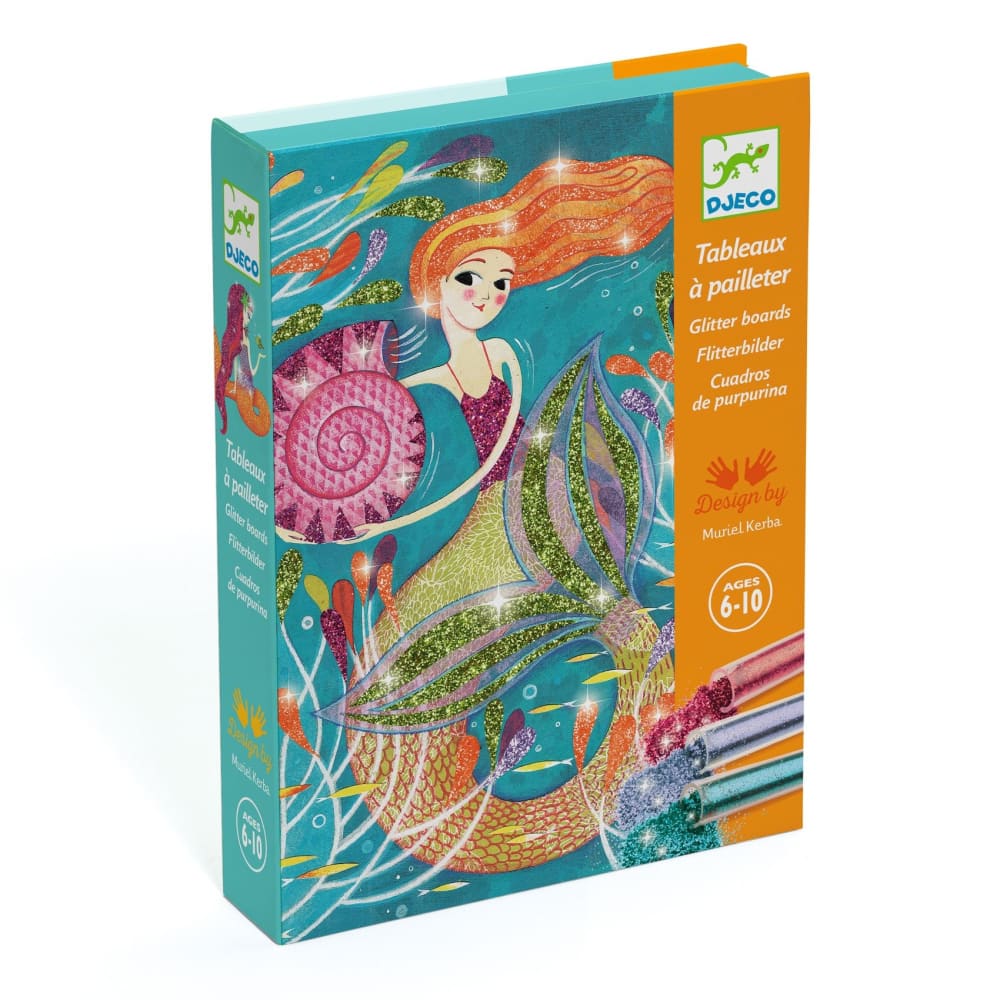 Djeco Mermaids Glitter Board - 3070900095076