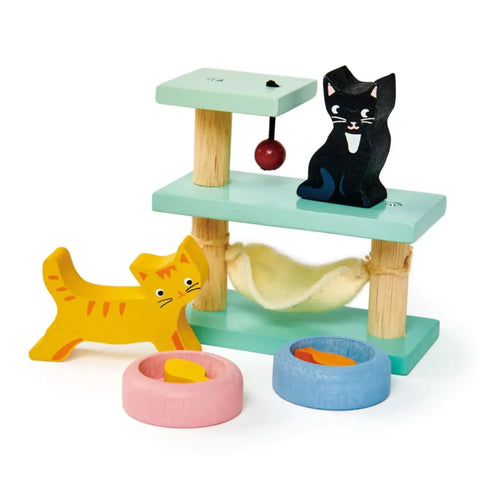 Dovetail Dolls House Pet Cats Set