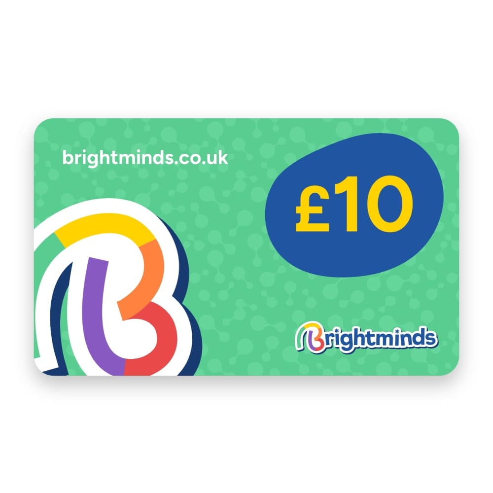 E-Gift Voucher Brightminds UK (£10 £20 £25 £30 and £50 denominations) - BrightMinds