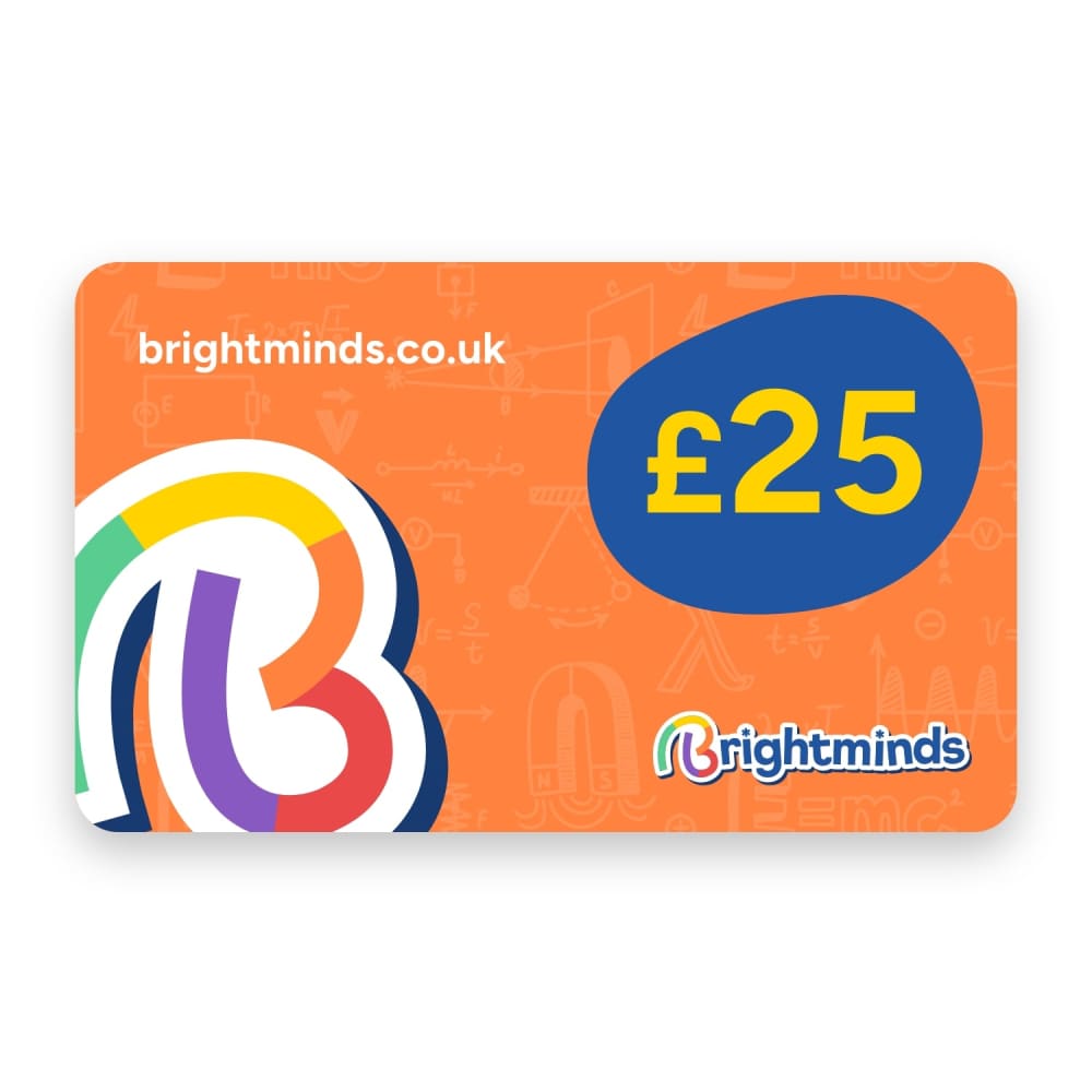 E-Gift Voucher Brightminds UK (£10 £20 £25 £30 and £50 denominations) - BrightMinds