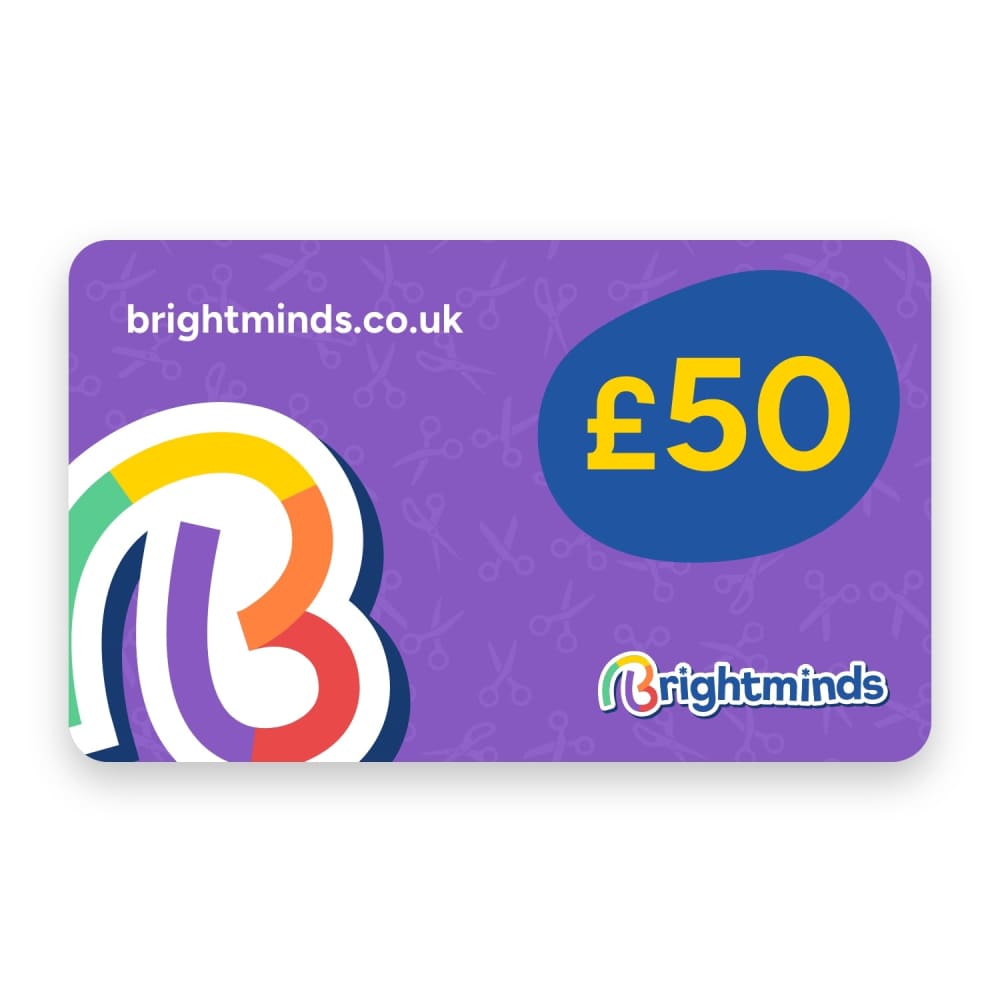 E-Gift Voucher Brightminds UK (£10 £20 £25 £30 and £50 denominations) - BrightMinds