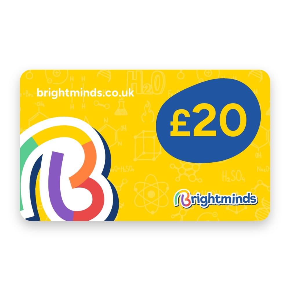 E-Gift Voucher Brightminds UK (£10 £20 £25 £30 and £50 denominations) - BrightMinds