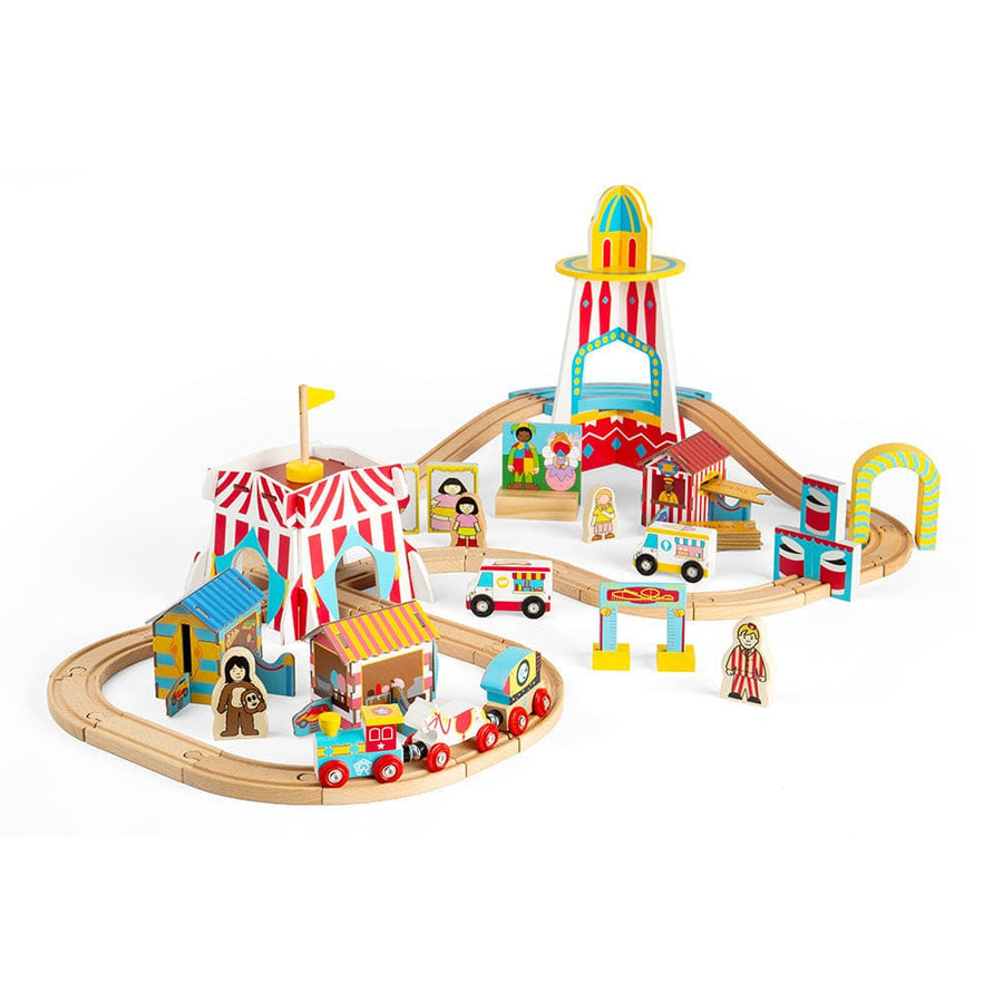 Fun Fair Train Set - Bigjigs Rail 691621842904