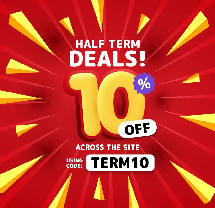 Half term deals advertisement.