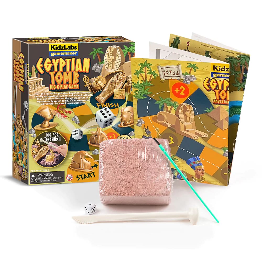 KidzLabs Egyptian Tomb Dig & Play - 4M Great Gizmos