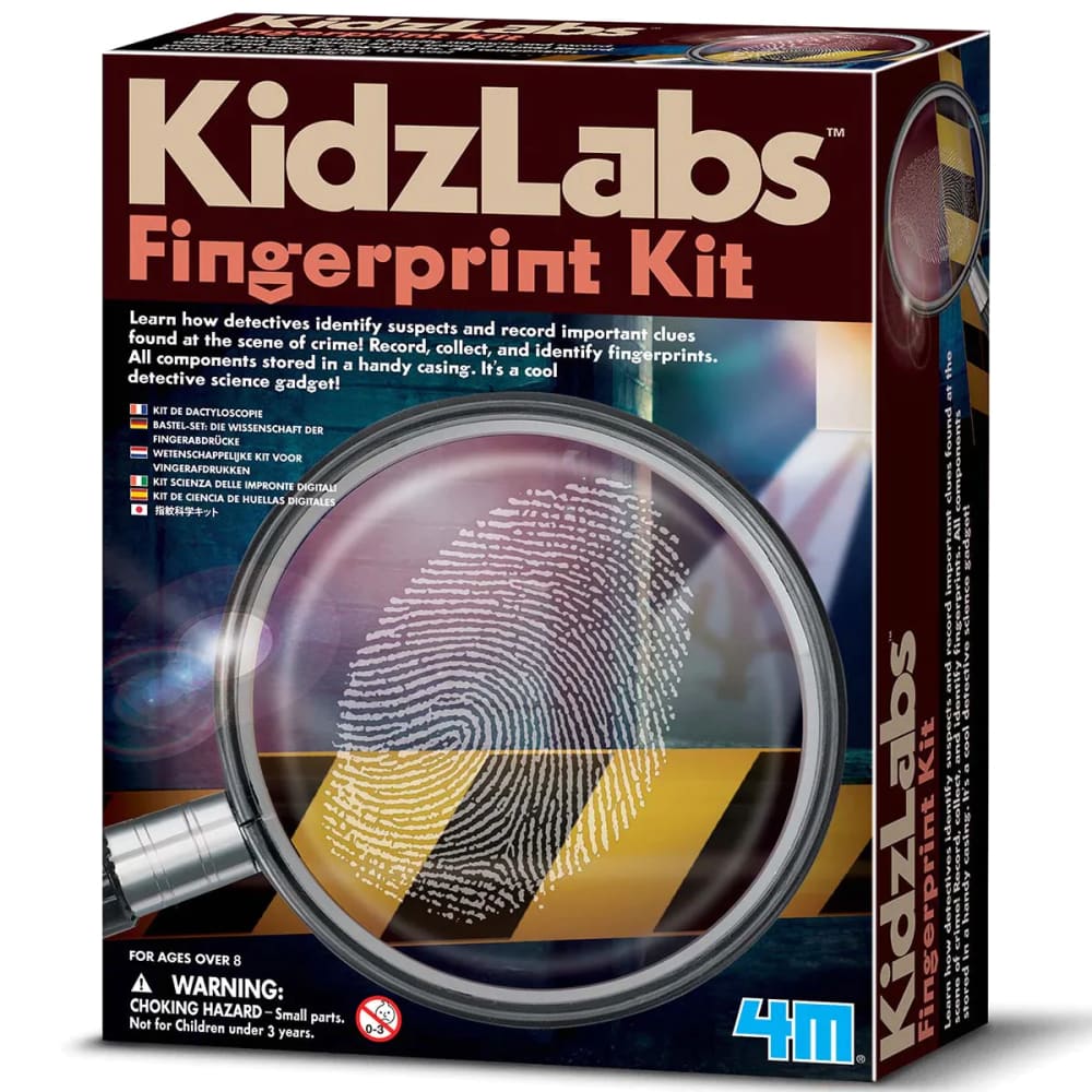 KidzLabs Fingerprint Kit - 4M Great Gizmos 4893156032485