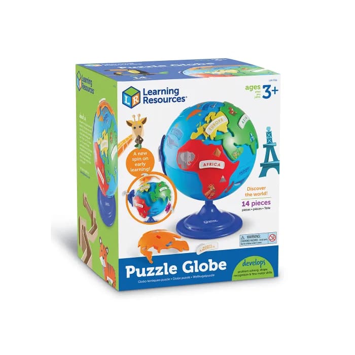 Learning Resources Puzzle Globe - 765023077353