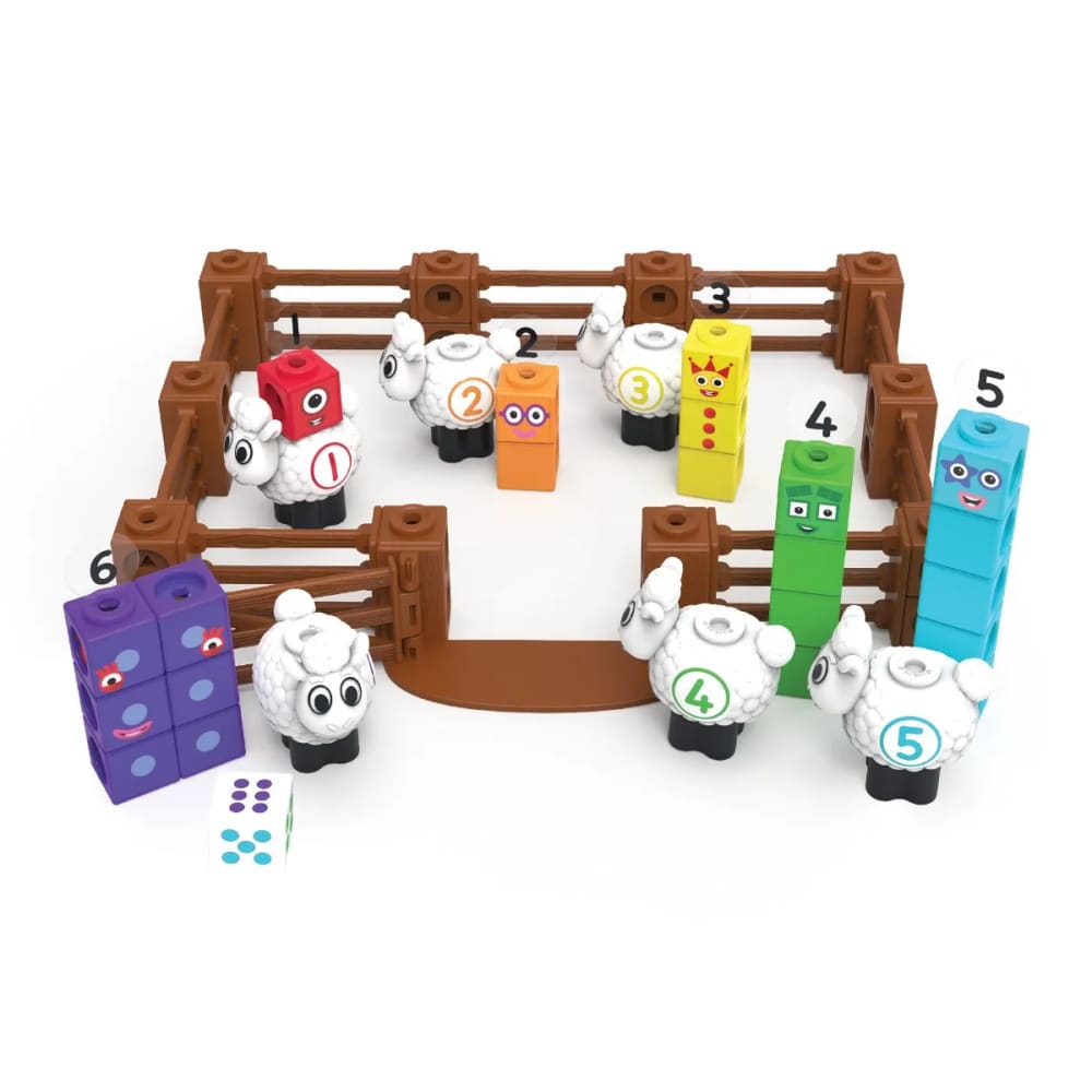 MathLink® Cubes Numberblocks® Sheep Farm Activity Set - Learning Resources