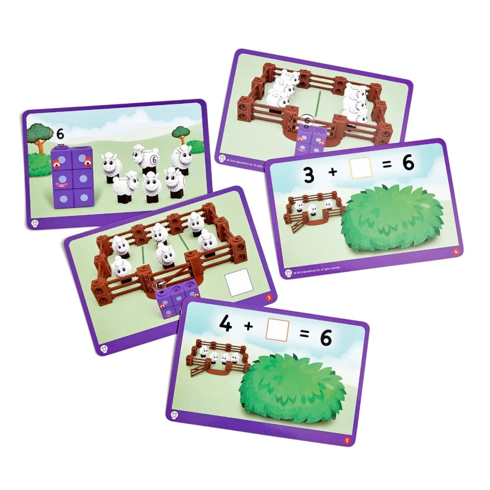 MathLink® Cubes Numberblocks® Sheep Farm Activity Set - Learning Resources