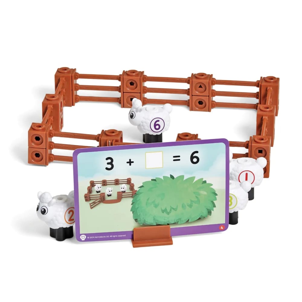 MathLink® Cubes Numberblocks® Sheep Farm Activity Set - Learning Resources