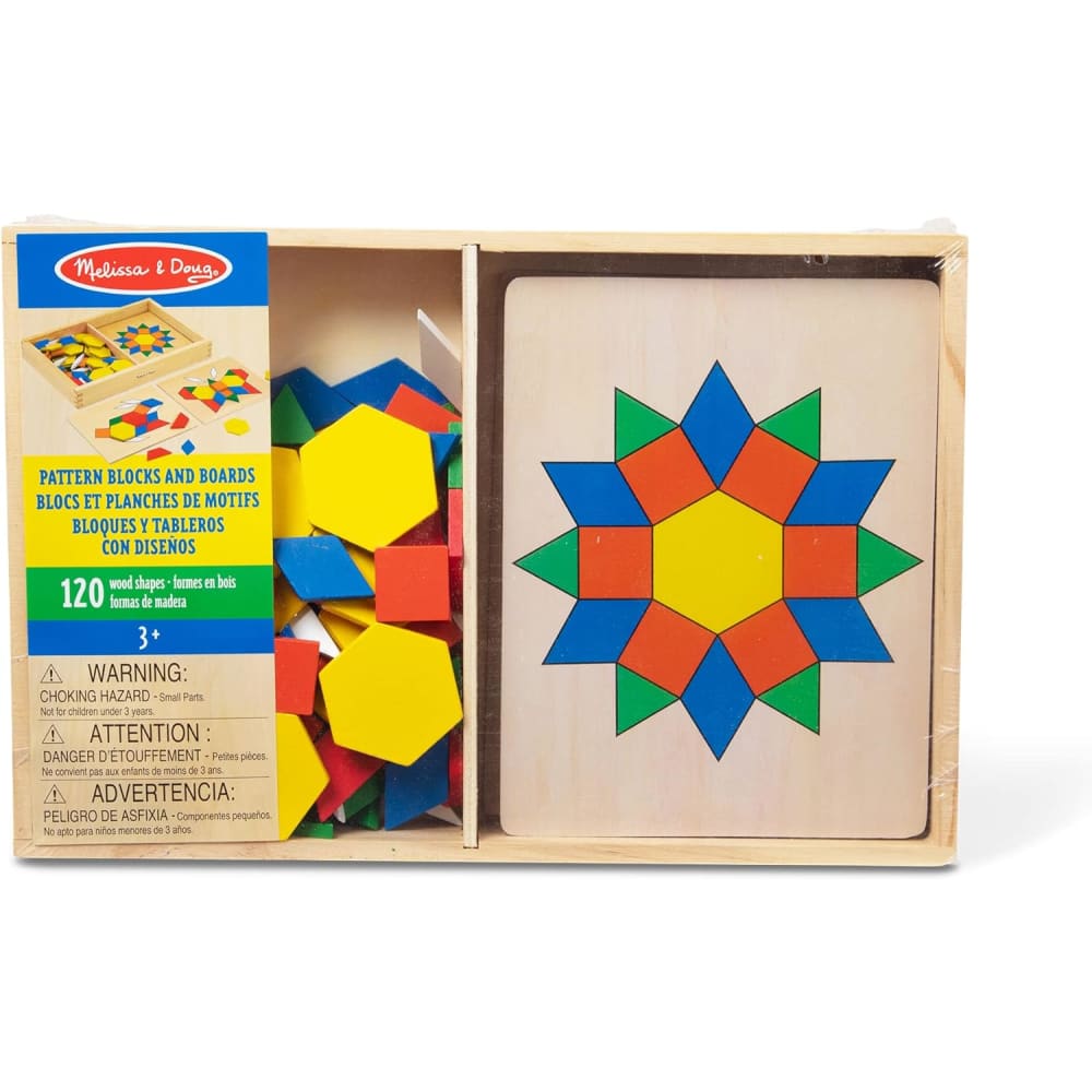 Melissa and Doug Beginner Pattern Blocks Melissa and Doug