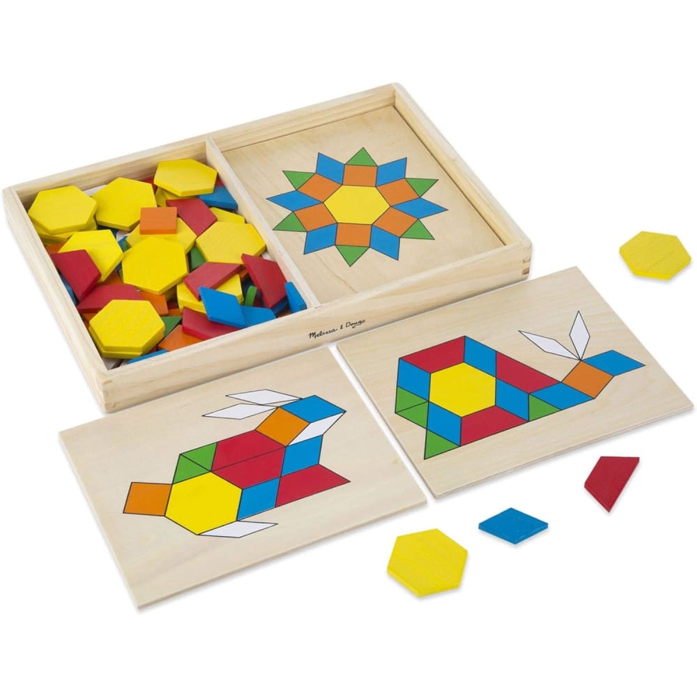 Melissa and Doug Beginner Pattern Blocks Melissa and Doug