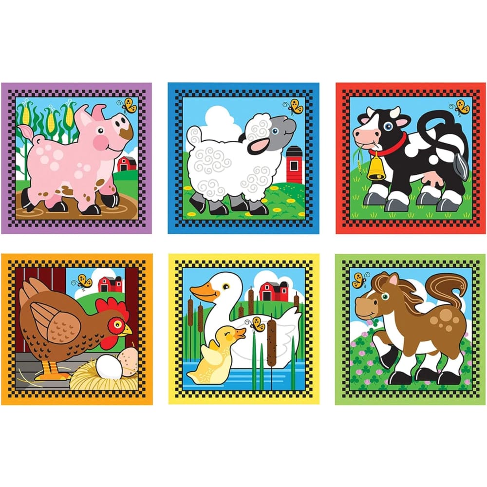 Melissa and Doug Farm Cube Puzzle - 772107754