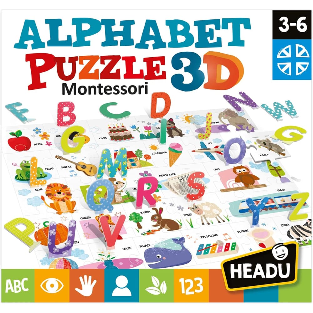 Montessori Alphabet Puzzle 3D - Baby Republic