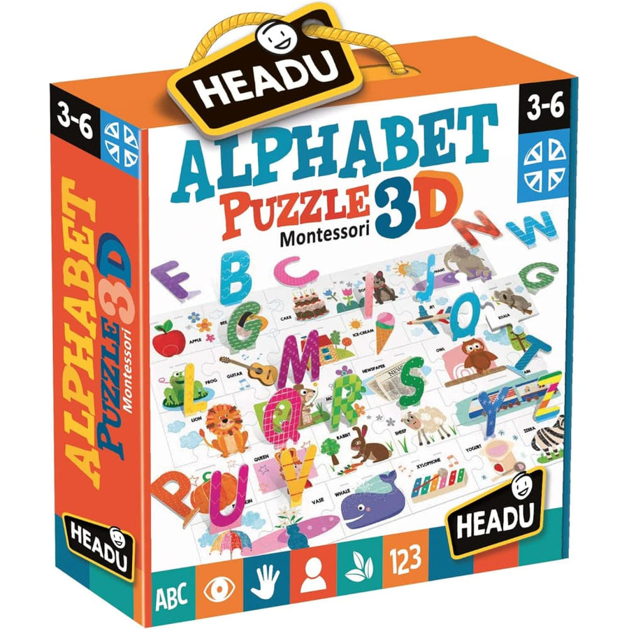 Montessori Alphabet Puzzle 3D - Baby Republic