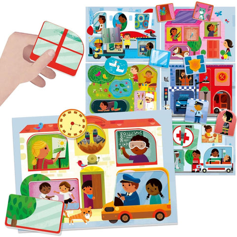 Image of Montessori Play Town - Baby Republic 8059591423615