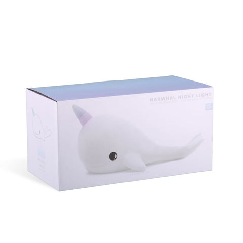 Image of Narwhal Re-chargeable Colour Changing Night Light - Addcore