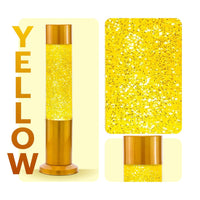 Nova Baby Glitter Lamp Yellow