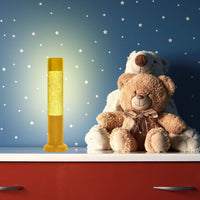 Nova Baby Glitter Lamp Yellow