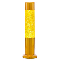 Nova Colour Glitter Lamp Yellow