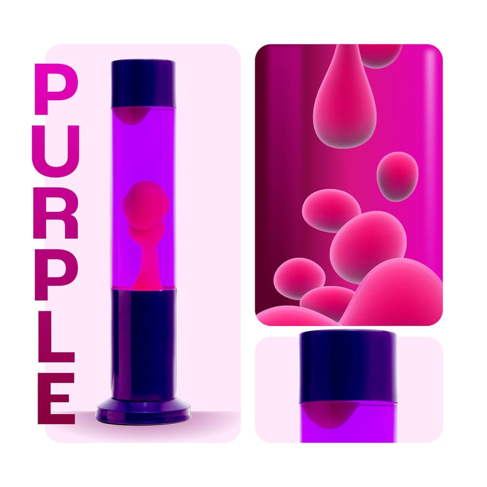 Nova Colour Lava Lamp Purple