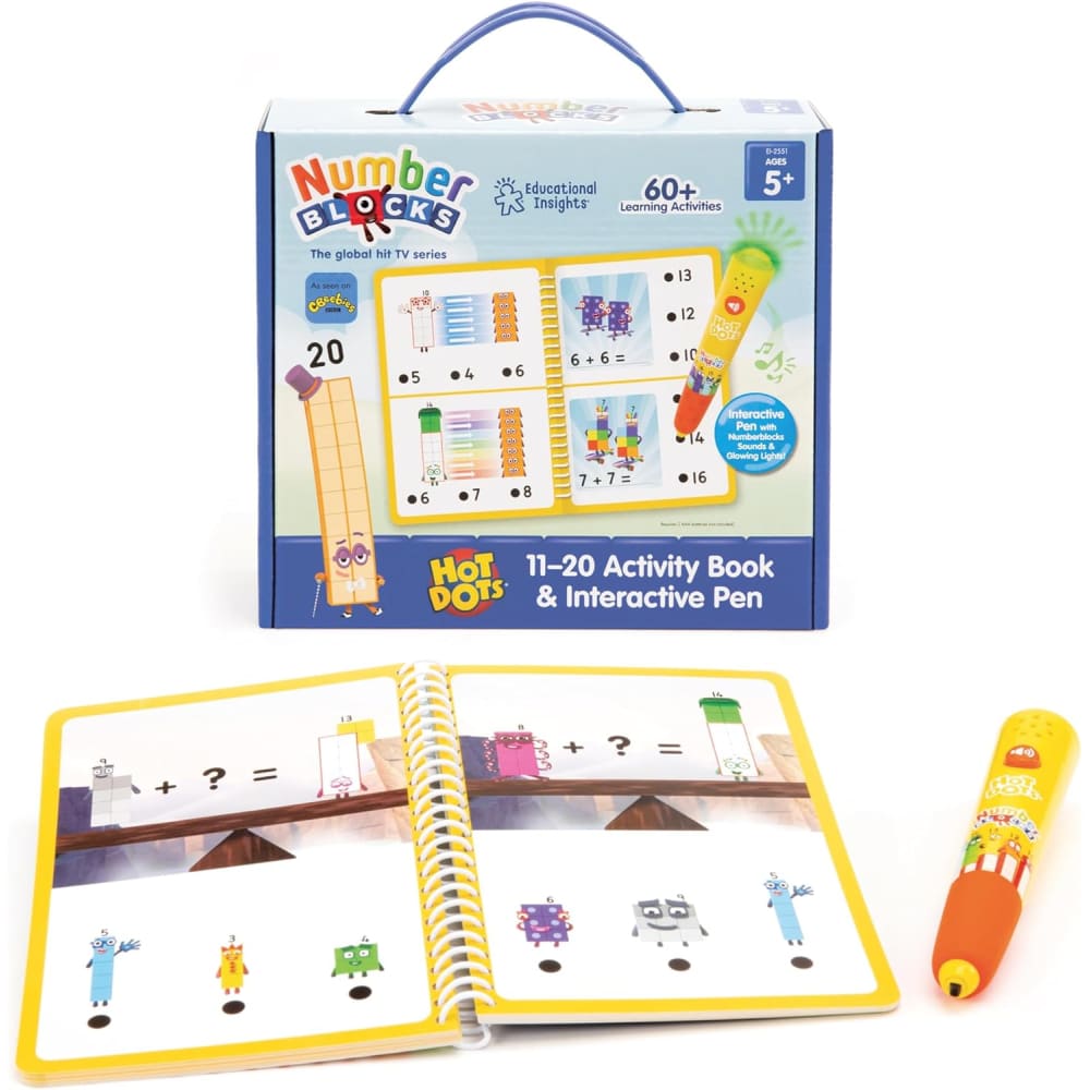 Numberblocks 11–20 Activity Book & Interactive Pen · BrightMinds UK