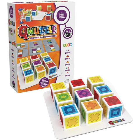 Image of Qwuzzle Nine Cubes & a Billion Puzzles - The Happy Puzzle Company 0732068912543