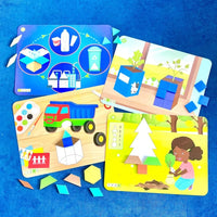 Recycling & Conservation Pattern Block Puzzle Set - Learning Resources