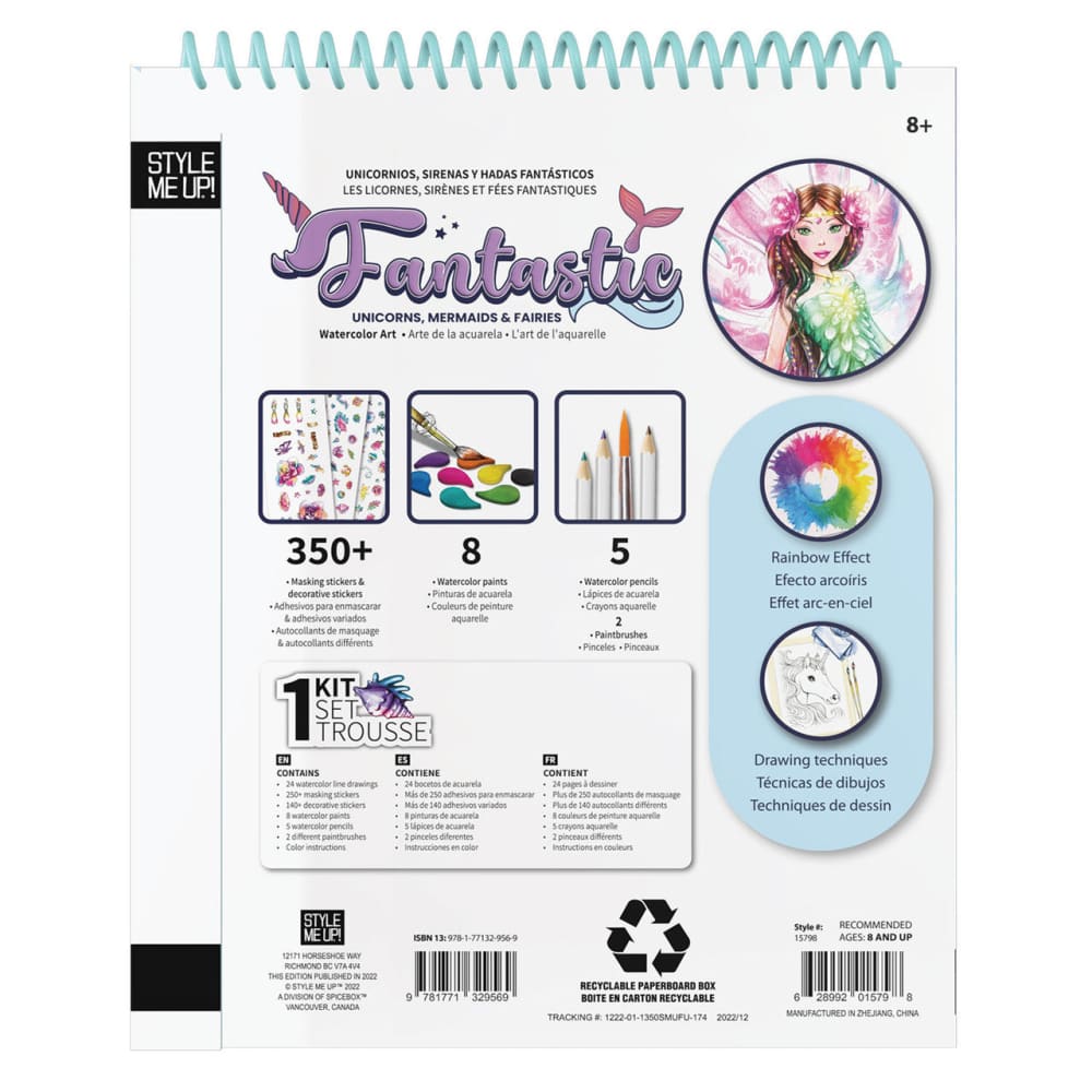 Style Me Up Fantastic Unicorns Mermaids & Fairies - SpiceBox