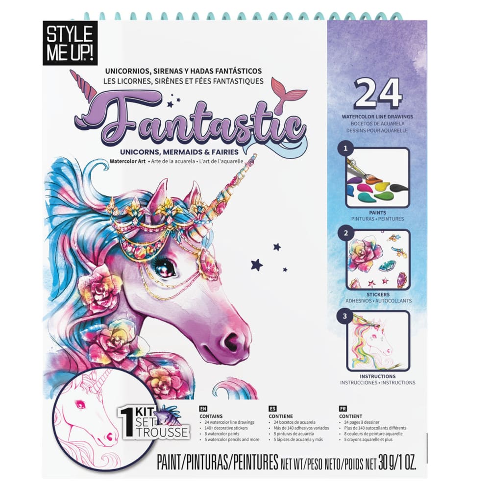 Style Me Up Fantastic Unicorns Mermaids & Fairies - SpiceBox