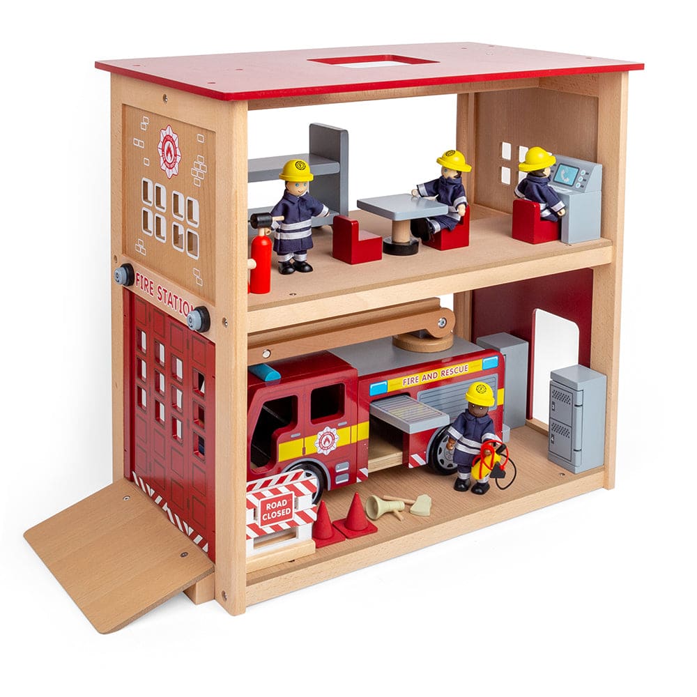 Tidlo Fire Station Toy Bundle - 691621678923