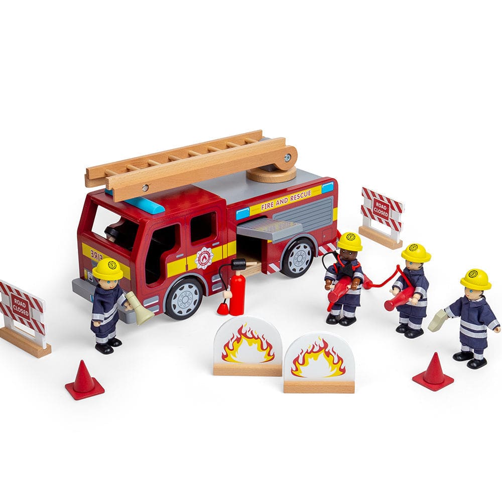 Tidlo Fire Station Toy Bundle - 691621678923