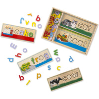 Wooden Puzzle See & Spell - Melissa and Doug 772129404