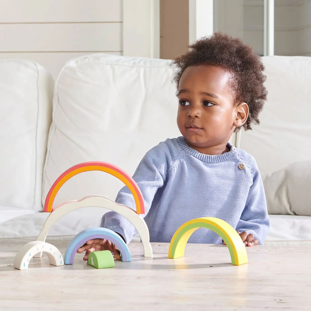 Wooden Rainbow Tunnel - Tender Leaf Toys