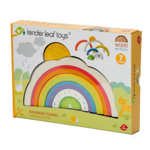 Wooden Rainbow Tunnel - Tender Leaf Toys