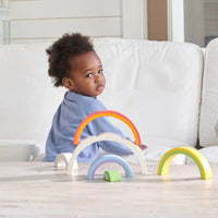 Wooden Rainbow Tunnel - Tender Leaf Toys