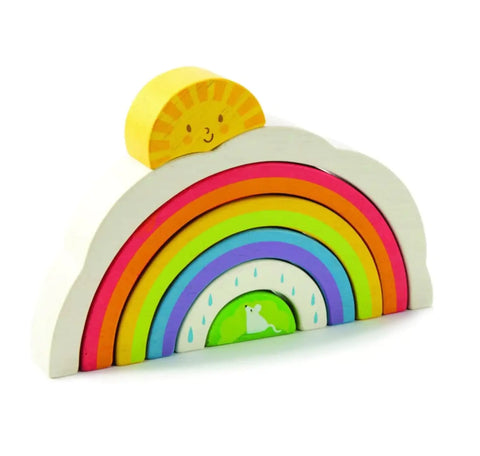 Wooden Rainbow Tunnel