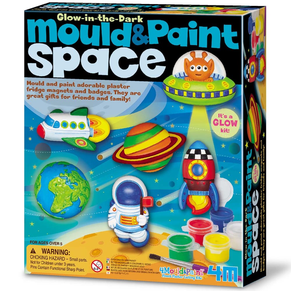 4M Great Gizmo Glow Space Mould & Paint - Gizmos 4893156035462