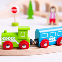 Bigjigs Figure of Eight Train Set (BJT012) - Rail 691621090121