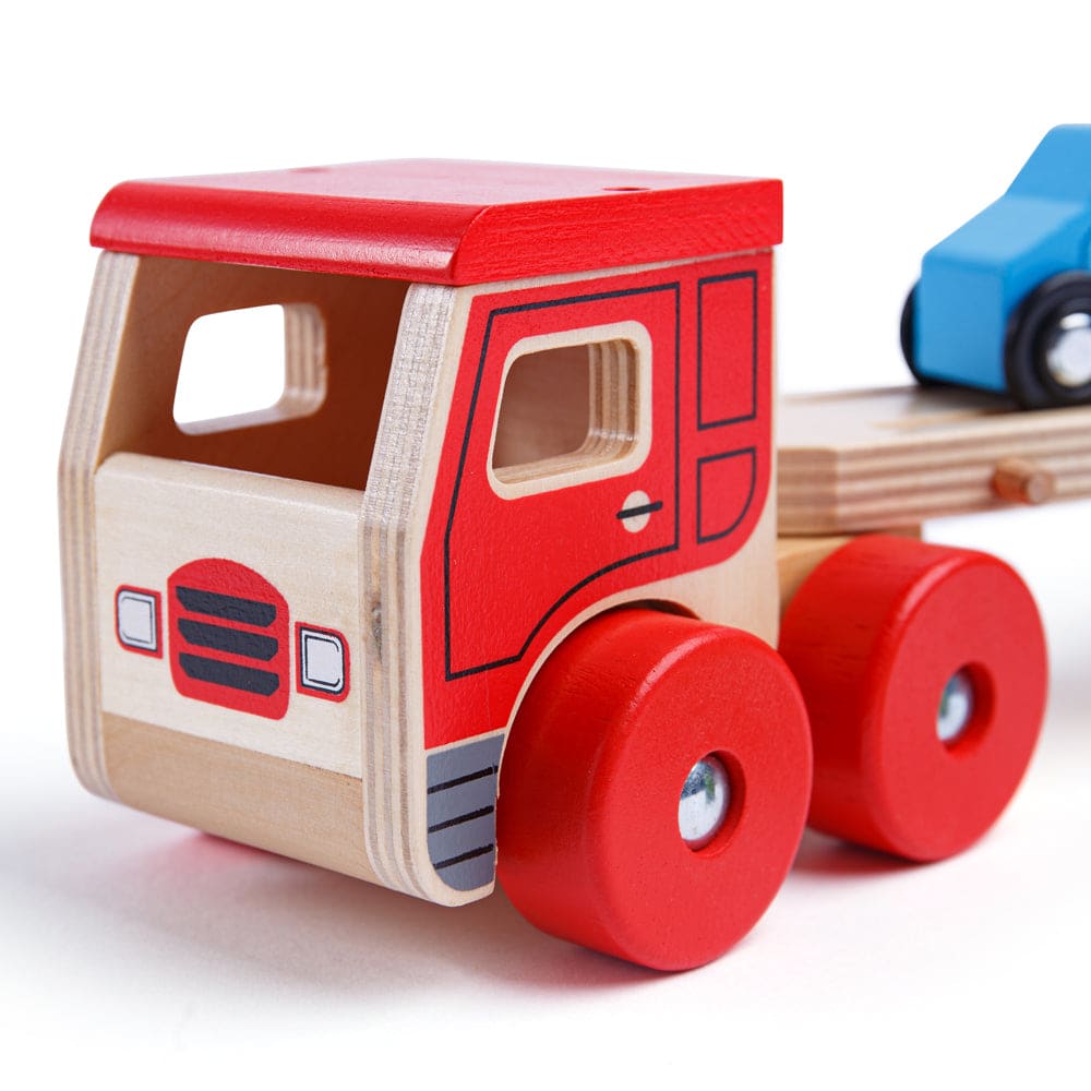 Bigjigs Wooden Transporter Lorry - Toys 691621537978