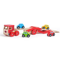 Bigjigs Wooden Transporter Lorry - Toys 691621537978