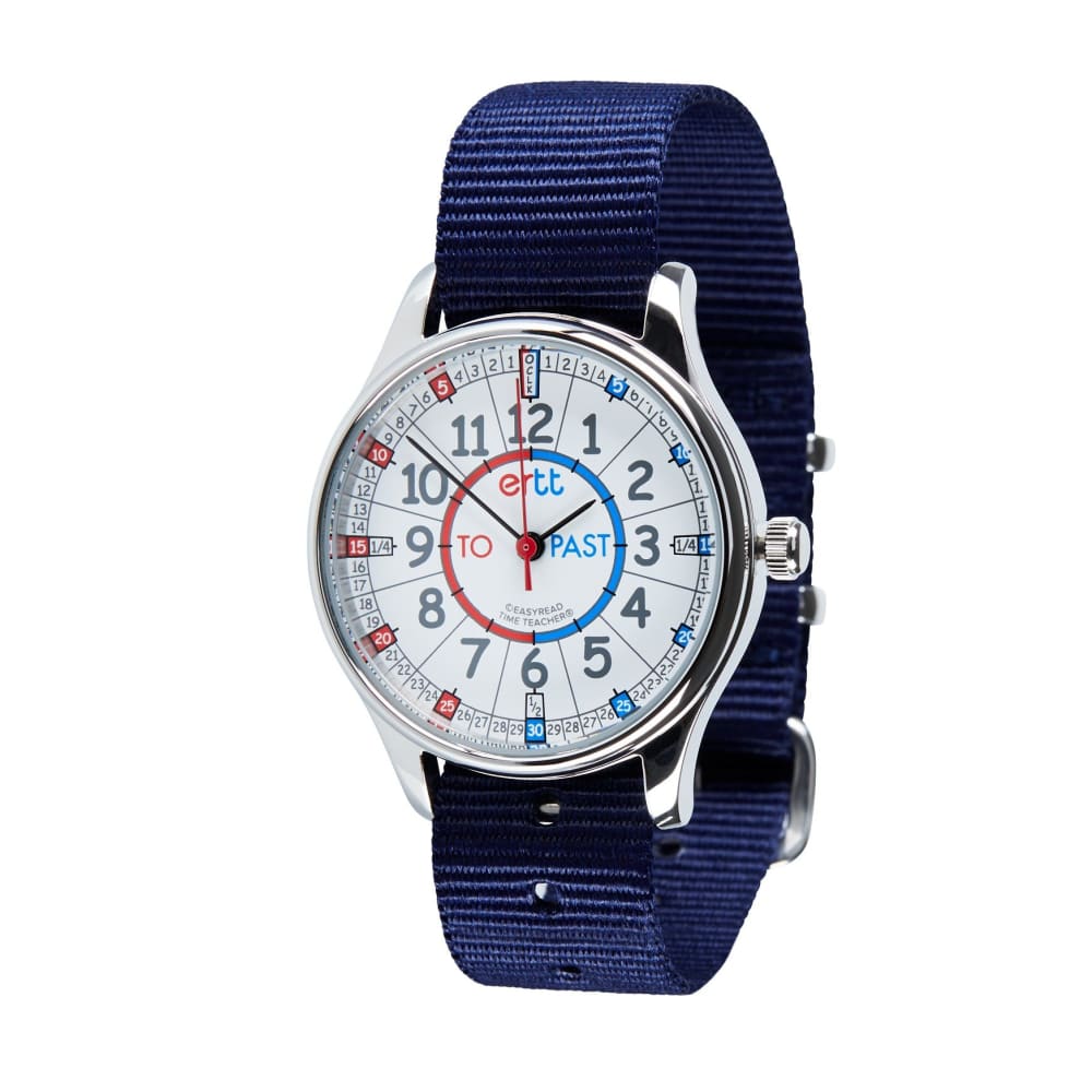 Easy to read outlet wrist watch