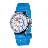 Easyread Time Teaching Wrist Watch Red & Blue face Turquoise - Teacher 0735850794044