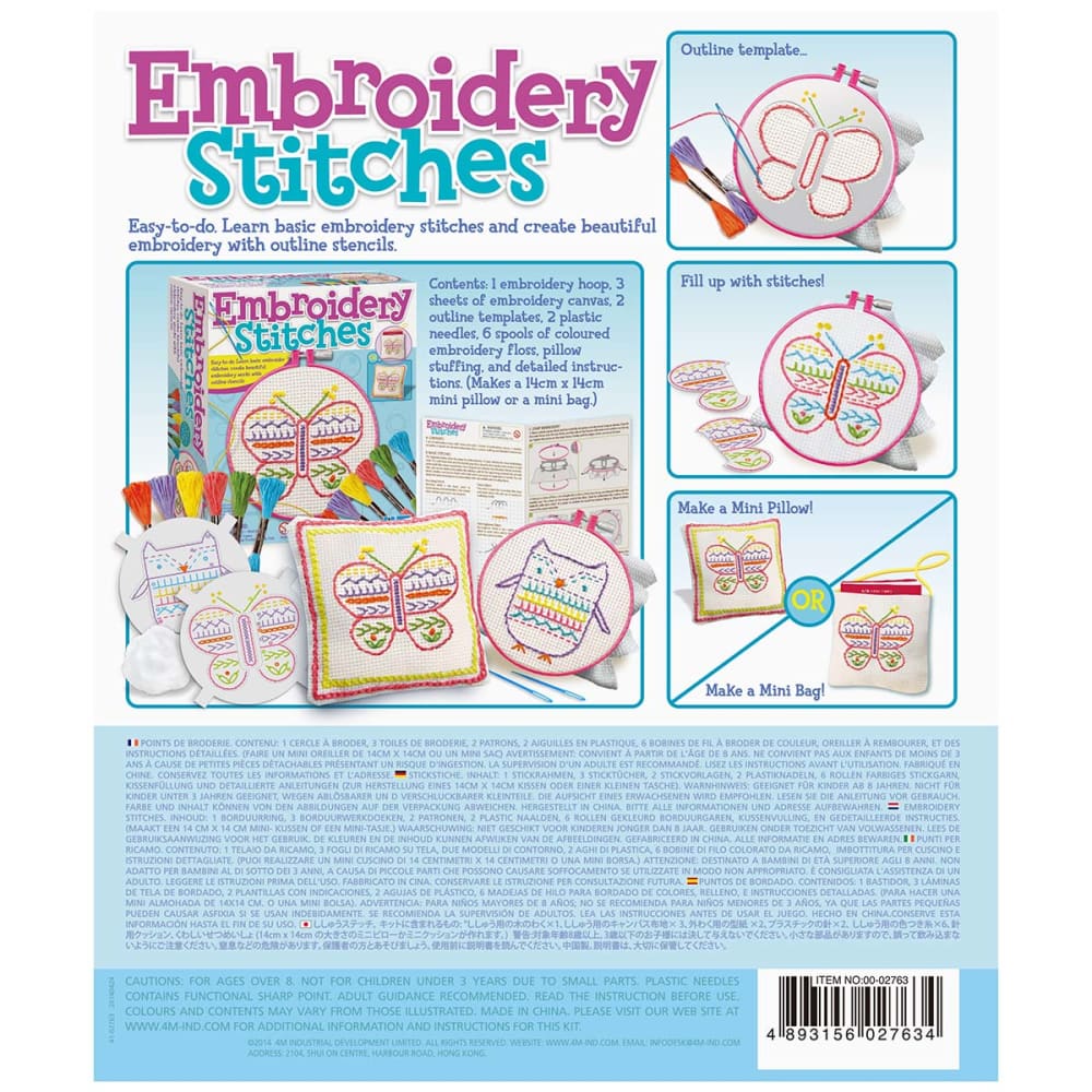 Embroidery Stitches - 4M Great Gizmo 4893156027634