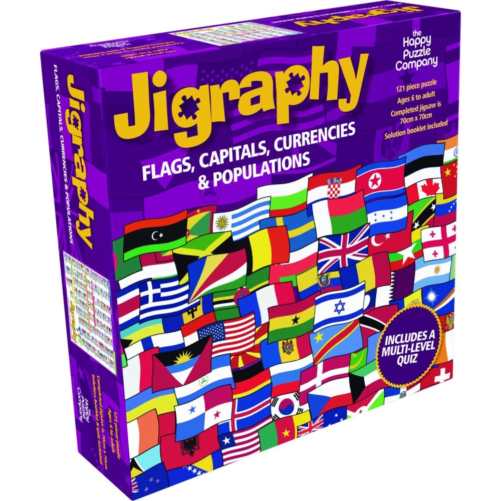 Happy Puzzle Jigraphy Flags Map - Company