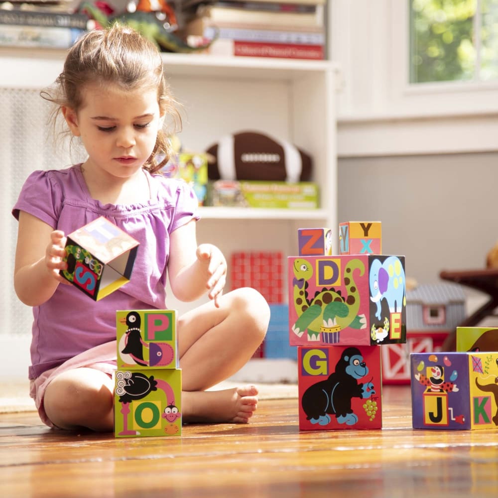 Melissa and Doug English Alphabet Nesting and Stacking Blocks Melissa and Doug BrightMinds UK BrightMinds UK