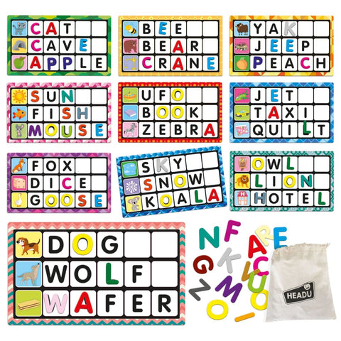 Image of Montessori Touch Bingo Letters & Words - HeadU 8059591420980